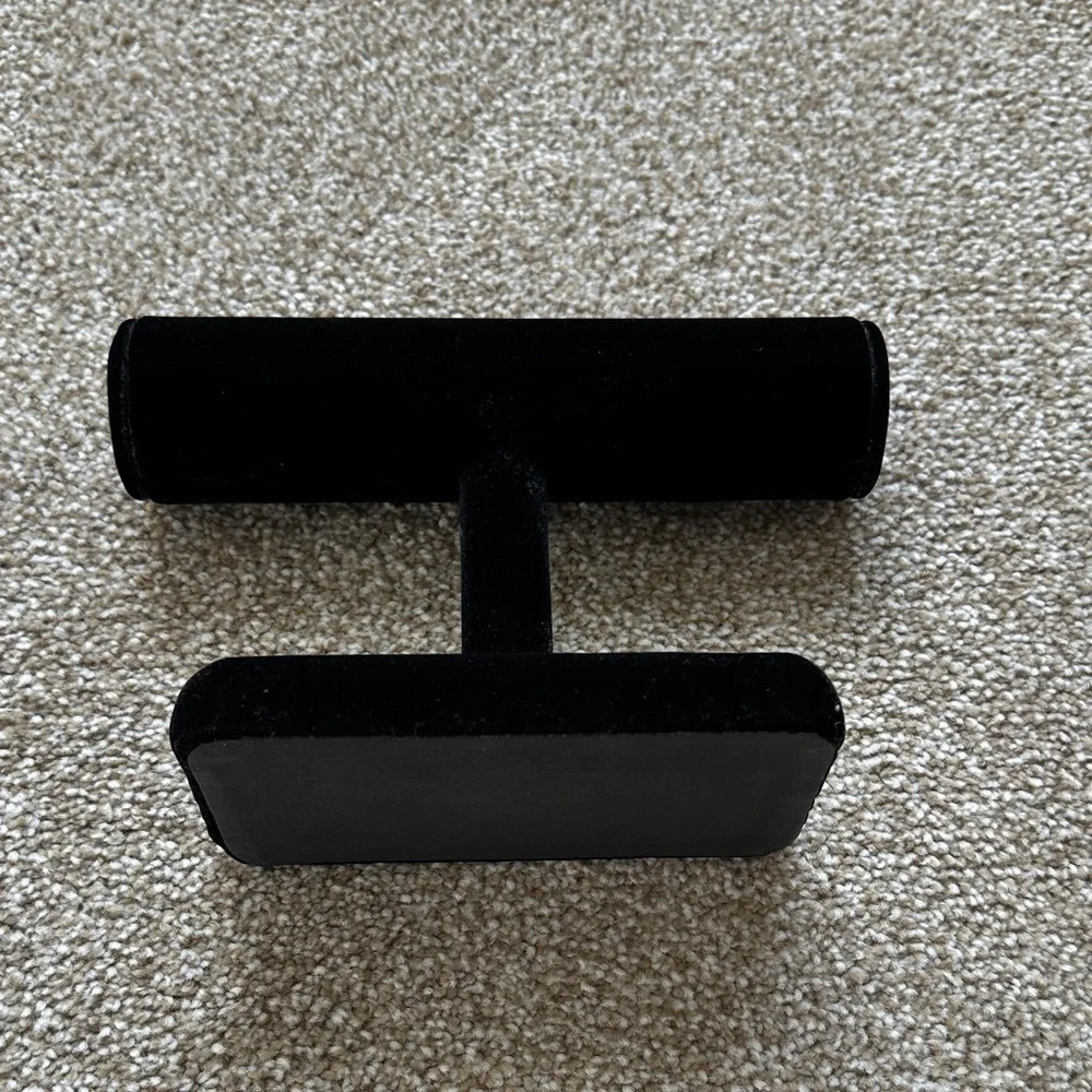 Black Velvet Jewelry Display Stand - Picture 1 of 5